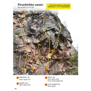 treelineshop Kirjat Korouoma - Kiipeilyopas rotkolaaksoon Treeline Outdoors