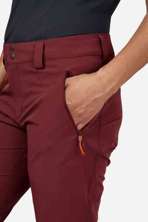 Rab Softshell-housut Incline Pants Women's Treeline Outdoors