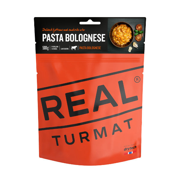 Real Turmat Retkiruoat Pasta Bolognese (L) Treeline Outdoors