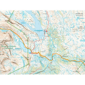 Calazo Kartat Turkart Norge pa tversturen (Stjørdal-Sylan) Treeline Outdoors