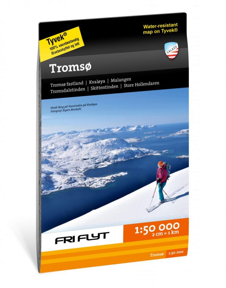Calazo Kartat Tromso 1:50 000 Treeline Outdoors