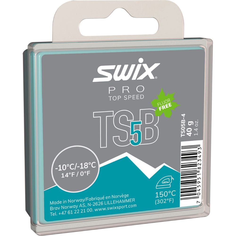 Swix Suksivoiteet TS5 Black, -10 °C/-18°C, 40g Treeline Outdoors