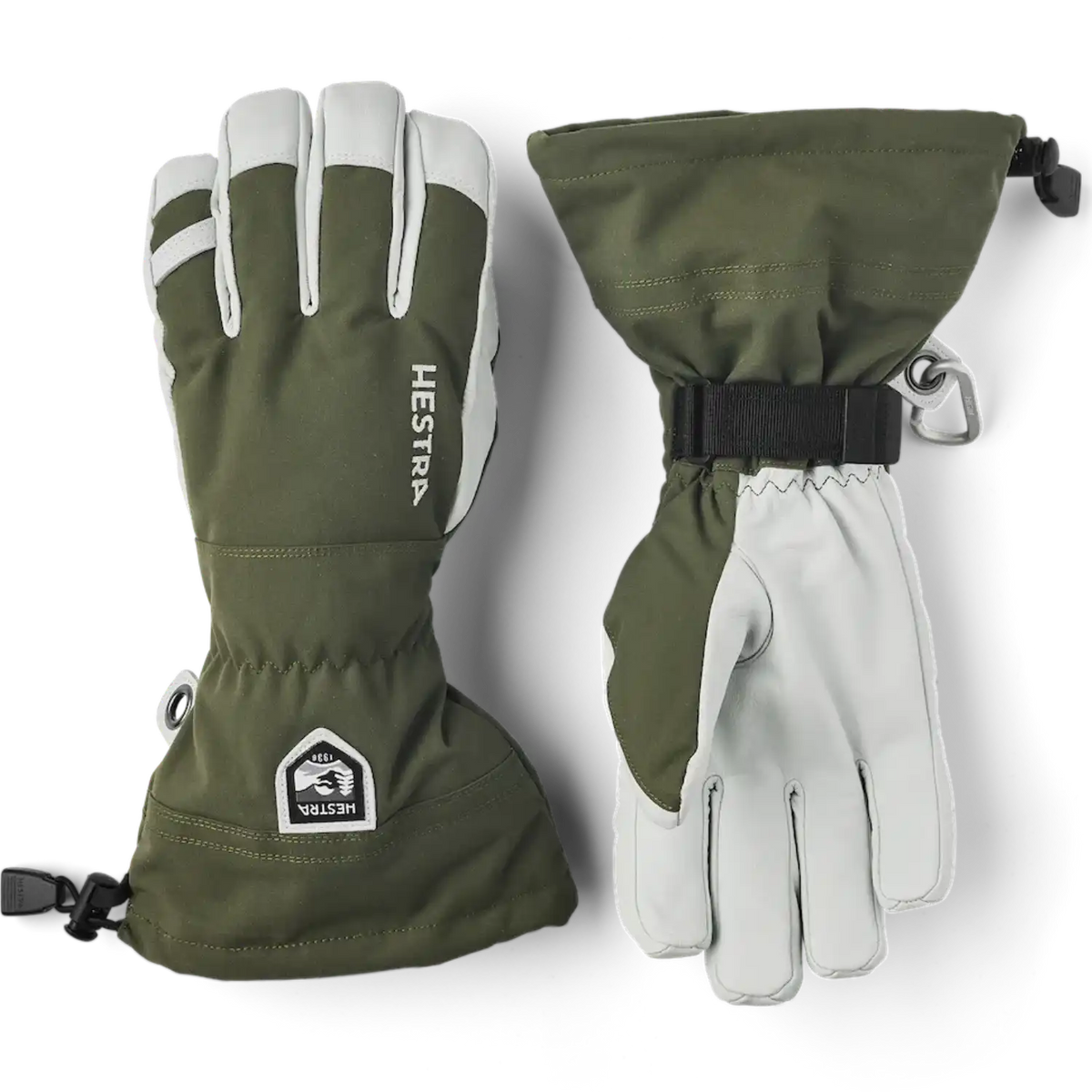 Hestra Käsineet Army Leather Heli Ski 5 Fingers Treeline Outdoors