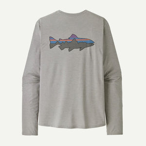 Patagonia Pitkähihaiset Paidat Long-Sleeved Capilene® Cool Sun Shirt - Fitz Roy Trout Men's Treeline Outdoors