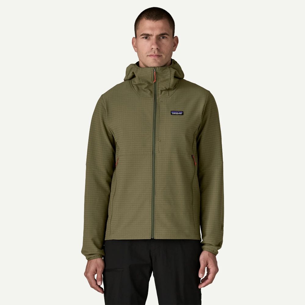 Patagonia Hupparit R1 TechFace Hoody Men's Treeline Outdoors