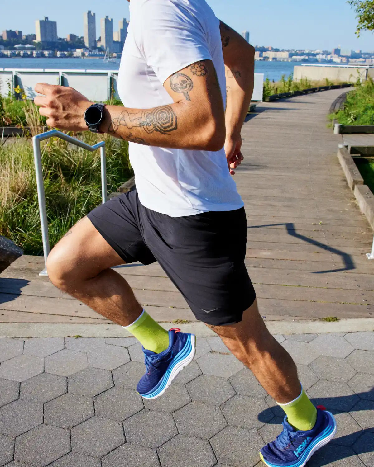 Hoka Shortsit Glide 7'' Shorts 2-in-1 Men's Treeline Outdoors