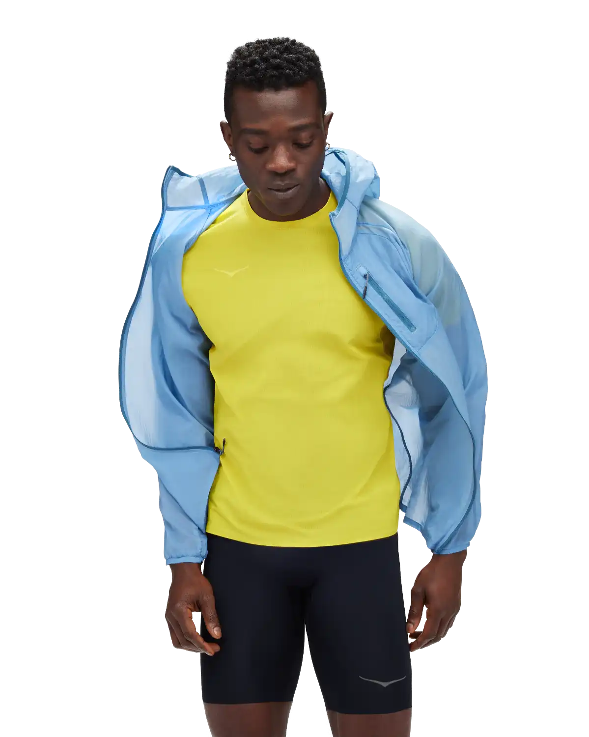 Hoka Tuulenpitävät takit Skyflow Wind Jacket Men's Treeline Outdoors