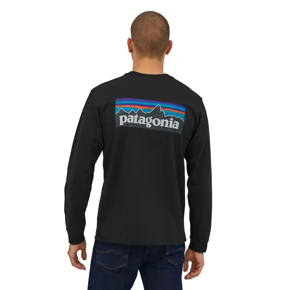Patagonia Pitkähihaiset paidat Long-Sleeved P-6 Logo Responsibili-Tee Men's Treeline Outdoors