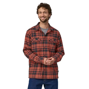 Long-Sleeved Organic Cotton Midweight Fjord Flannel Shirt Men's