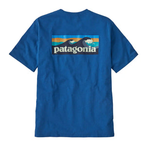 Patagonia T-paidat Boardshort Logo Pocket Responsibili-Tee Men's Treeline Outdoors