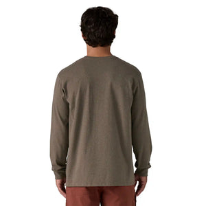 Long-Sleeved Shop Sticker Pocket Responsibili-Tee Men's
