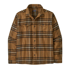 Long-Sleeved Organic Cotton Midweight Fjord Flannel Shirt Men's