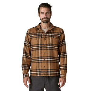 Long-Sleeved Organic Cotton Midweight Fjord Flannel Shirt Men's