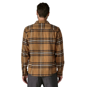 Long-Sleeved Organic Cotton Midweight Fjord Flannel Shirt Men's