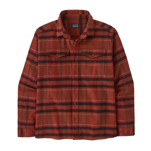 Long-Sleeved Organic Cotton Midweight Fjord Flannel Shirt Men's