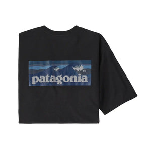 Patagonia T-paidat Boardshort Logo Pocket Responsibili-Tee Men's Treeline Outdoors