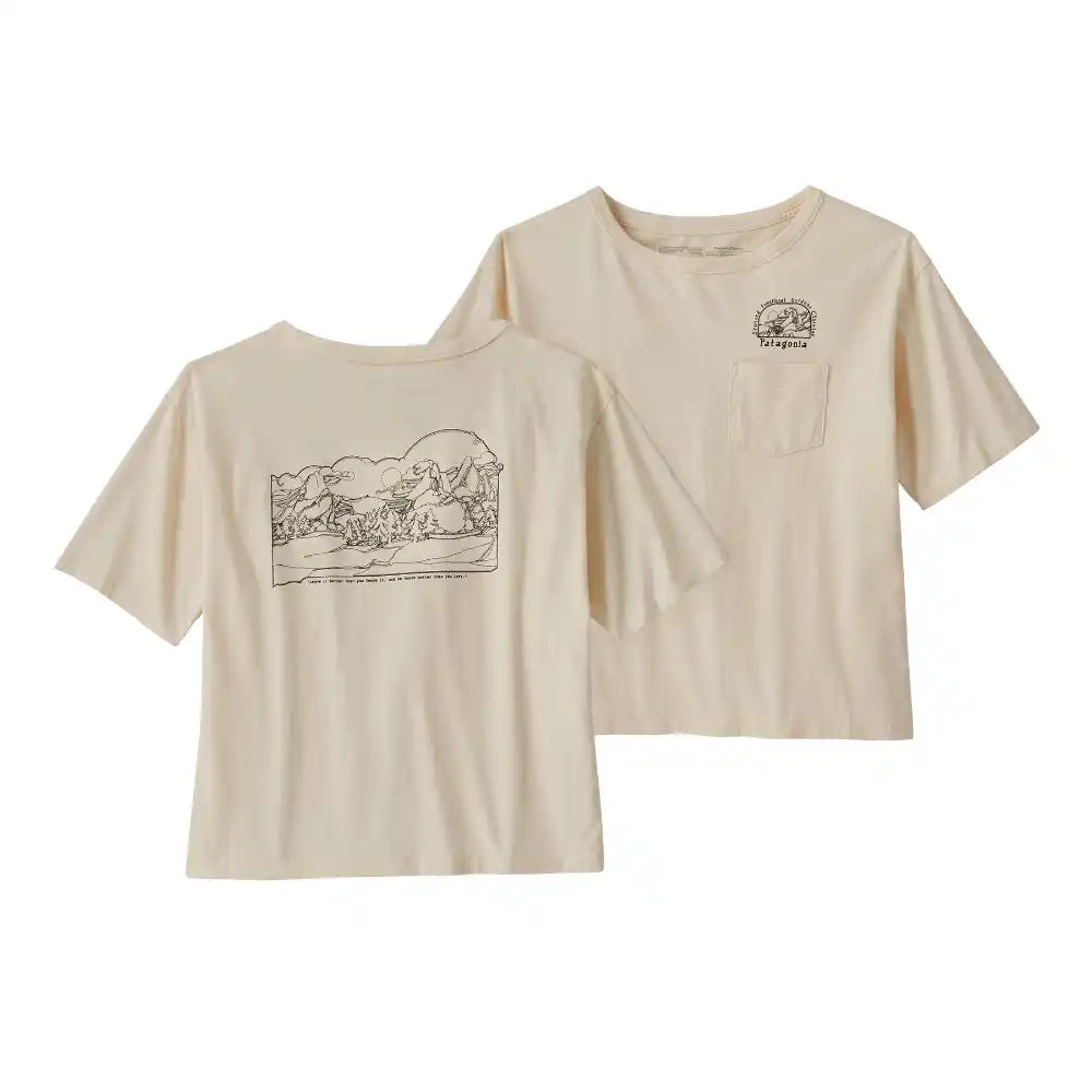 Lost and Found Organic Easy Cut Pocket Tee Women's