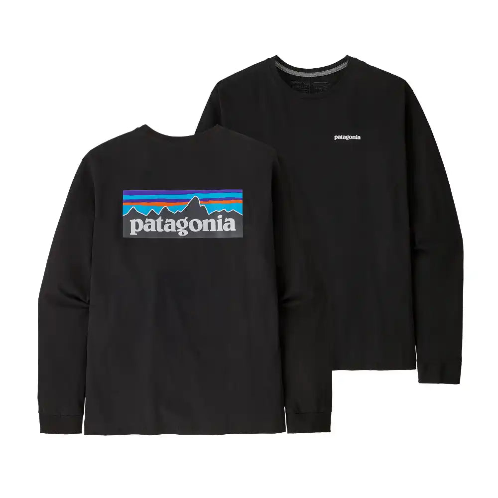 Patagonia Pitkähihaiset paidat Long-Sleeved P-6 Logo Responsibili-Tee Men's Treeline Outdoors