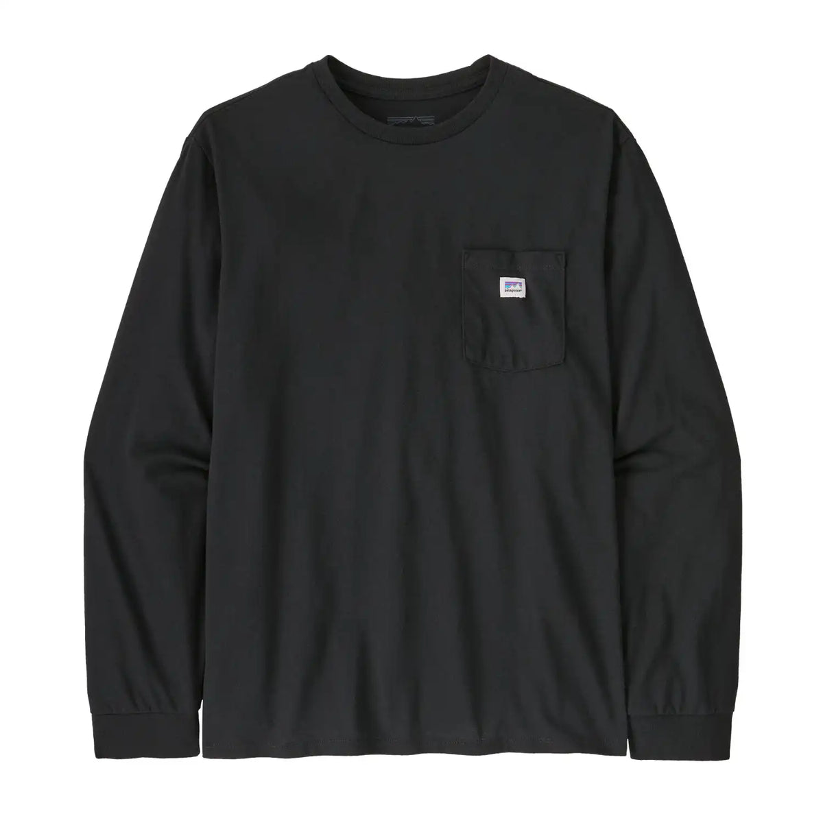 Patagonia Pitkähihaiset Paidat Long-Sleeved Shop Sticker Pocket Responsibili-Tee Treeline Outdoors