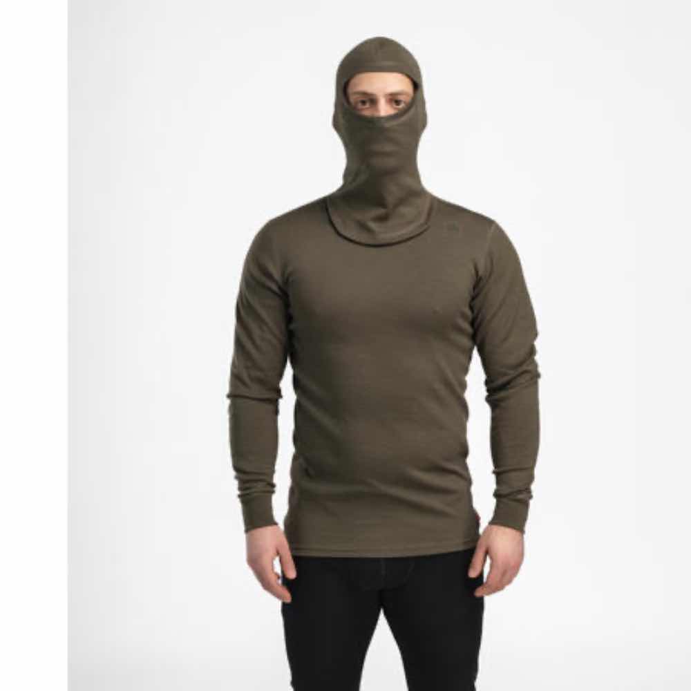 Aclima Hupparit WarmWool Hoodsweater V2 Men's Treeline Outdoors