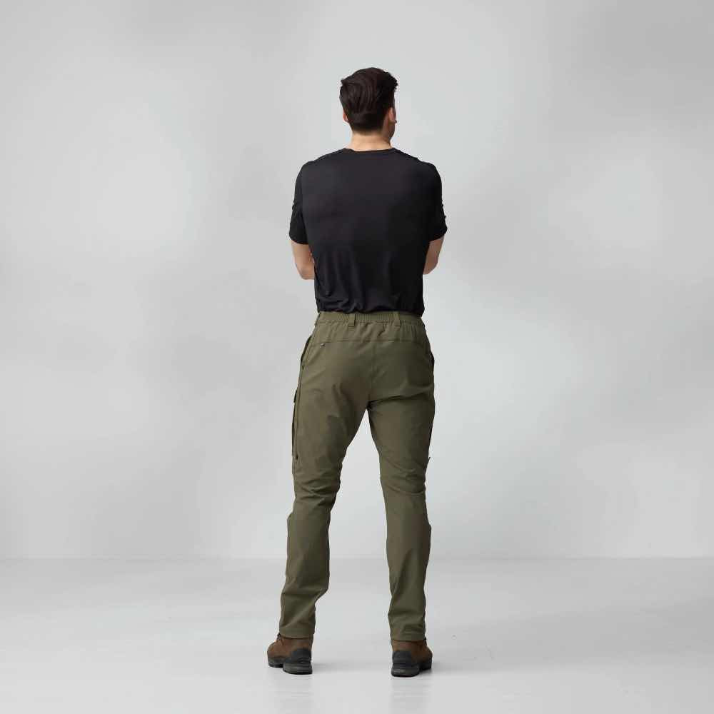 Fjällräven Ulkoiluhousut Abisko Hybrid Trail Trousers Men's Treeline Outdoors