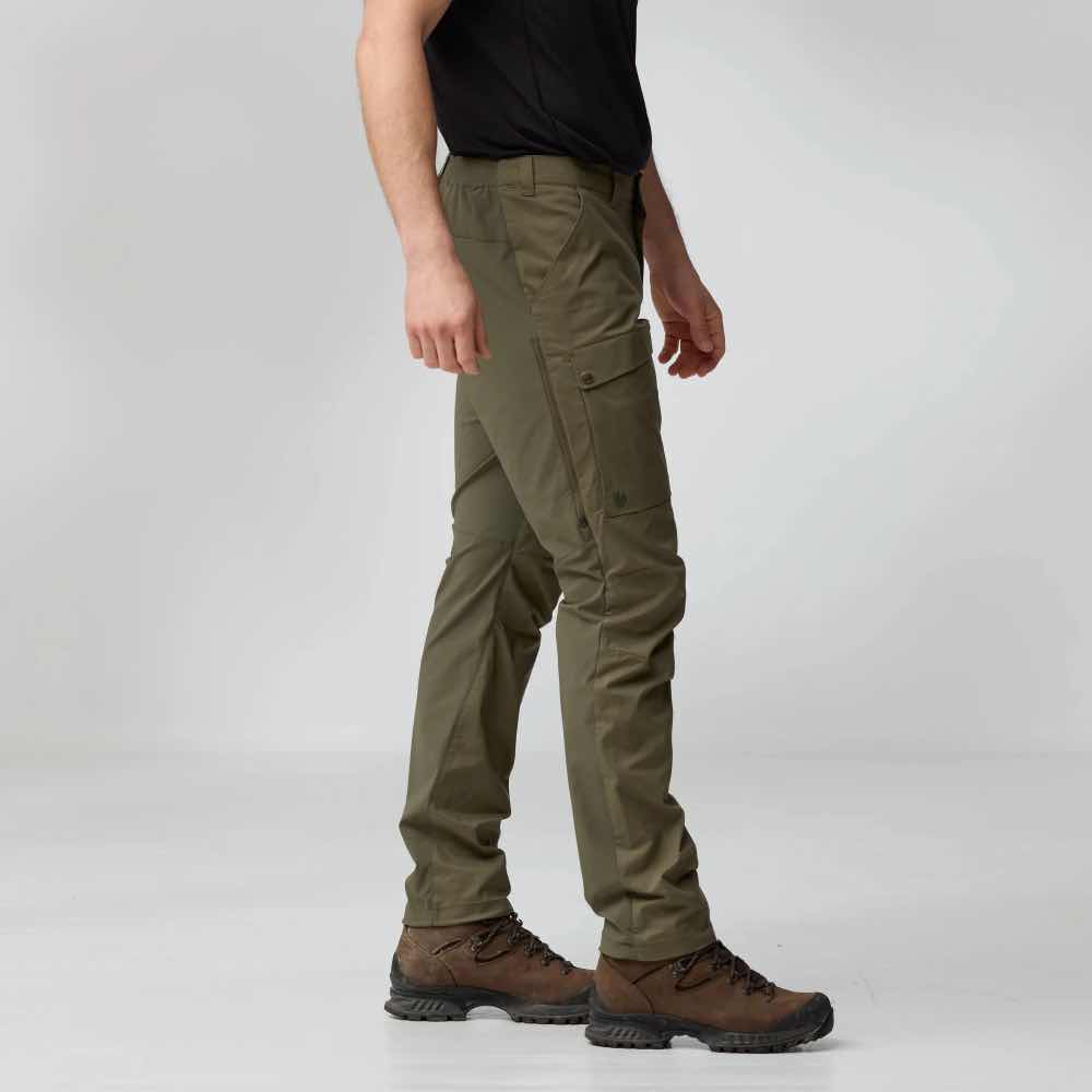 Fjällräven Ulkoiluhousut Abisko Hybrid Trail Trousers Men's Treeline Outdoors