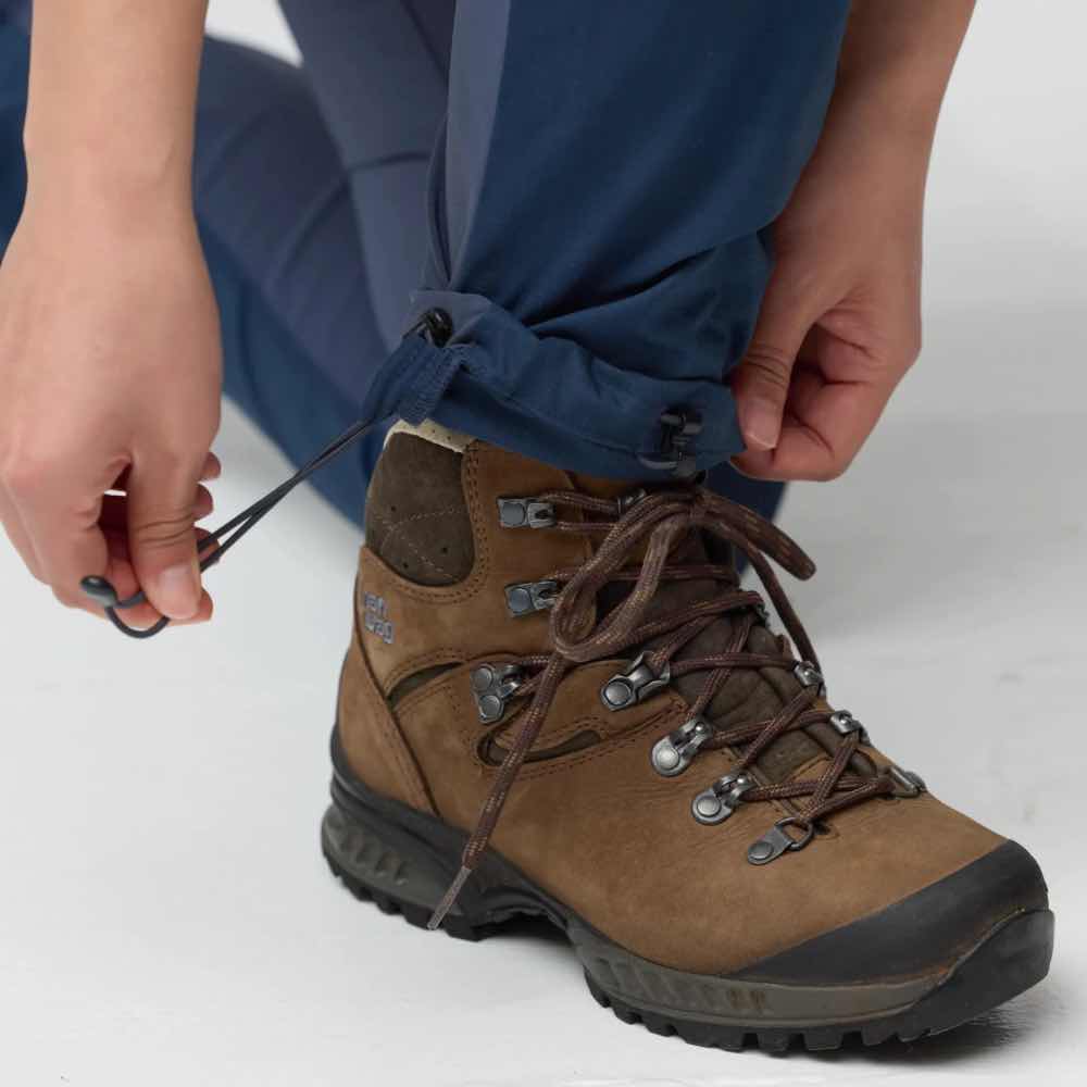 Fjällräven Ulkoiluhousut Abisko Hybrid Trail Trousers Women's Treeline Outdoors