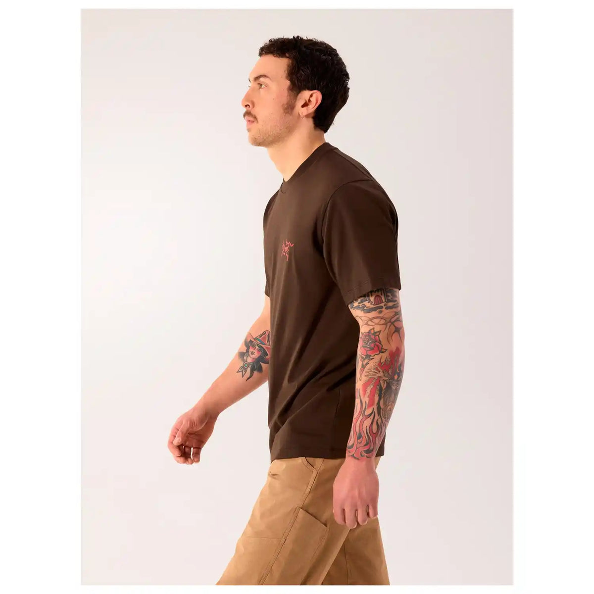 Arc'teryx T-paidat Kragg SL Cotton Bird Word SS Men's Treeline Outdoors