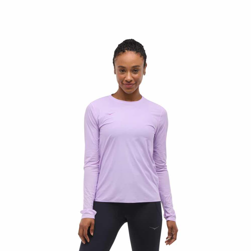 Hoka Pitkähihaiset paidat Airolite Run Long Sleeve Women's Treeline Outdoors