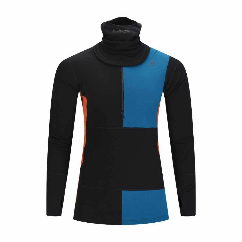 Aclima Hupparit WarmWool Hoodsweater w/Zip Men's Treeline Outdoors