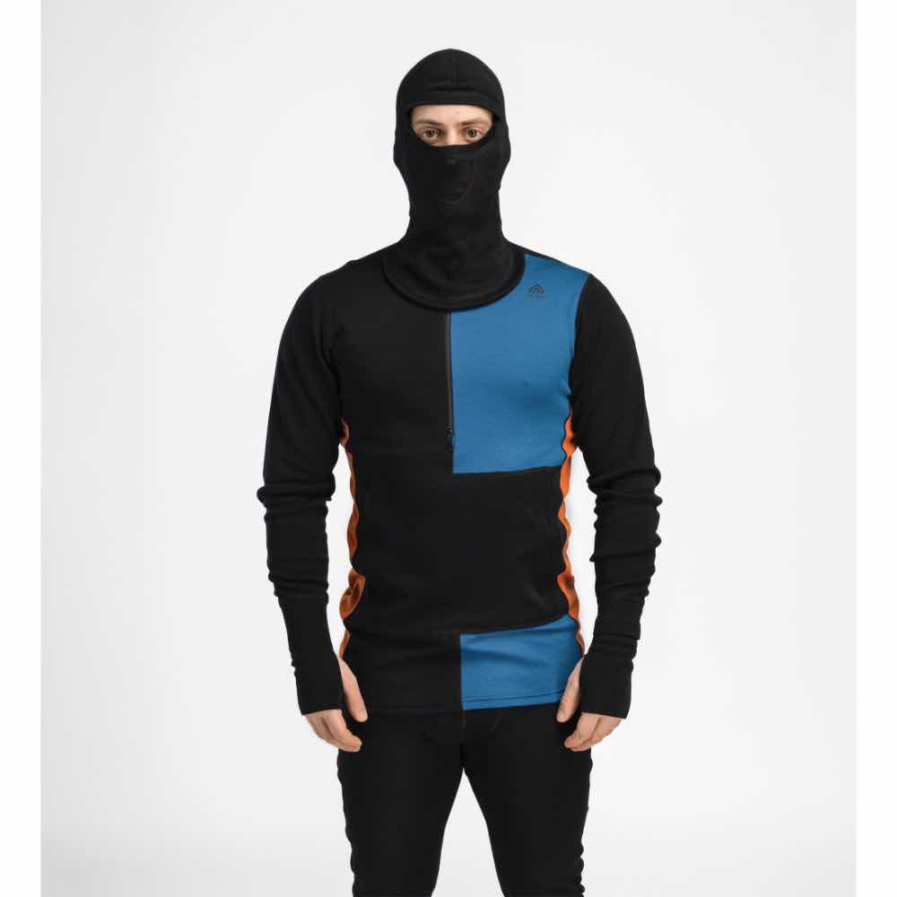 Aclima Hupparit WarmWool Hoodsweater w/Zip Men's Treeline Outdoors