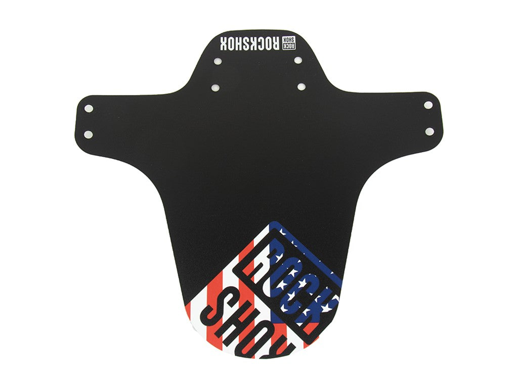 Rockshox Lokasuojat Mudguard MTB Fender Front Black with USA Flag Print Treeline Outdoors