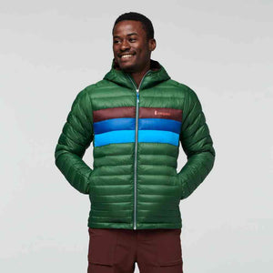 Cotopaxi Untuvatakit Fuego Hooded Down Jacket Men's Treeline Outdoors