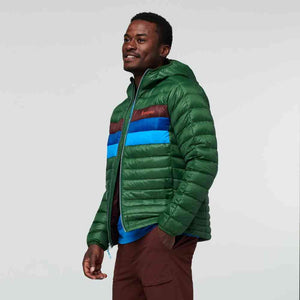 Cotopaxi Untuvatakit Fuego Hooded Down Jacket Men's Treeline Outdoors
