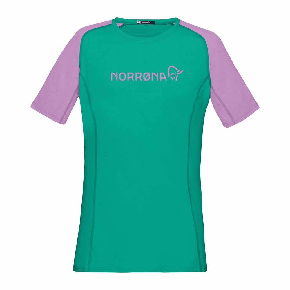 Norrona T-paidat Fjørå Equaliser Lightweight T-Shirt Women's Treeline Outdoors