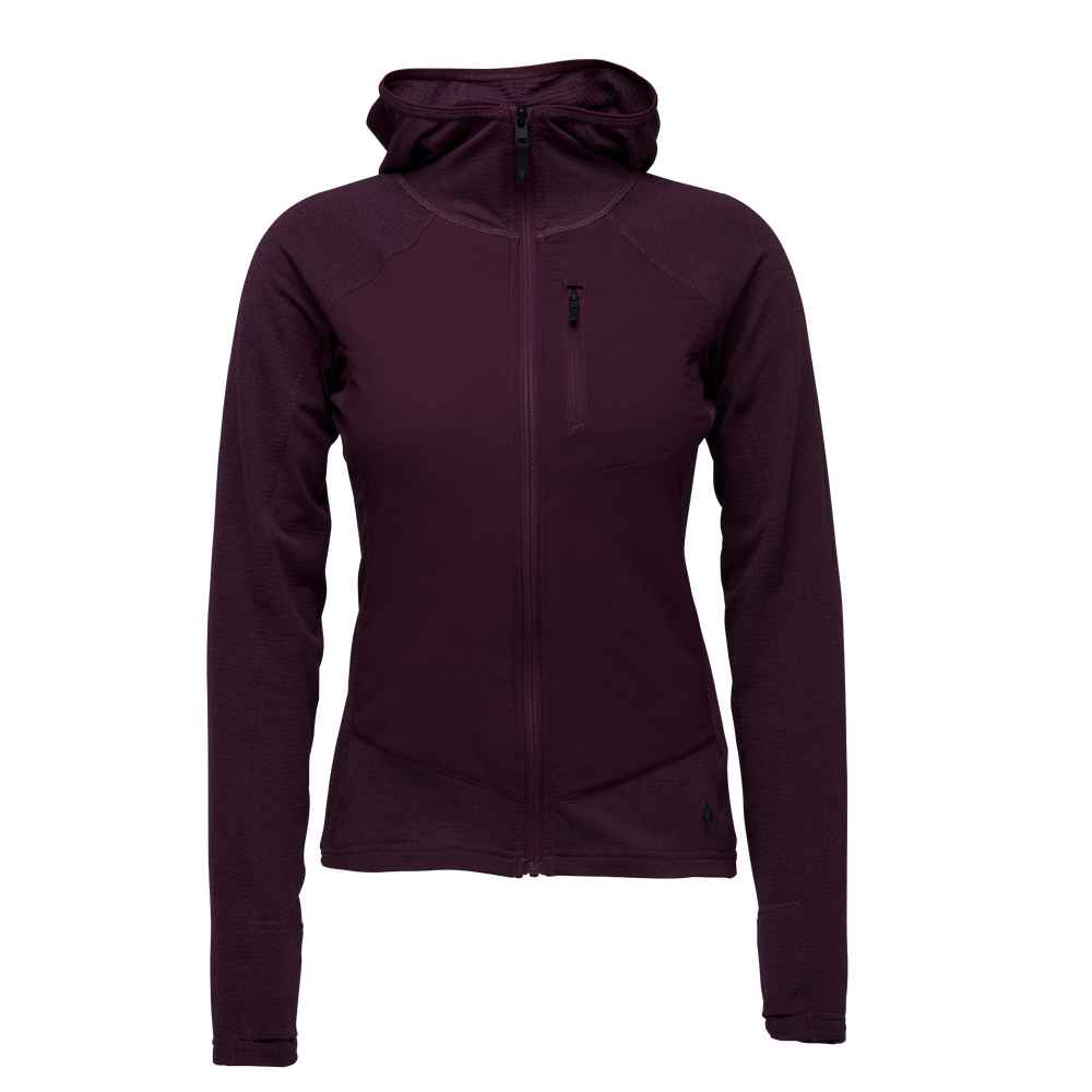 Black Diamond Hupparit Coefficient LT Hybrid Hoody Women's Treeline Outdoors