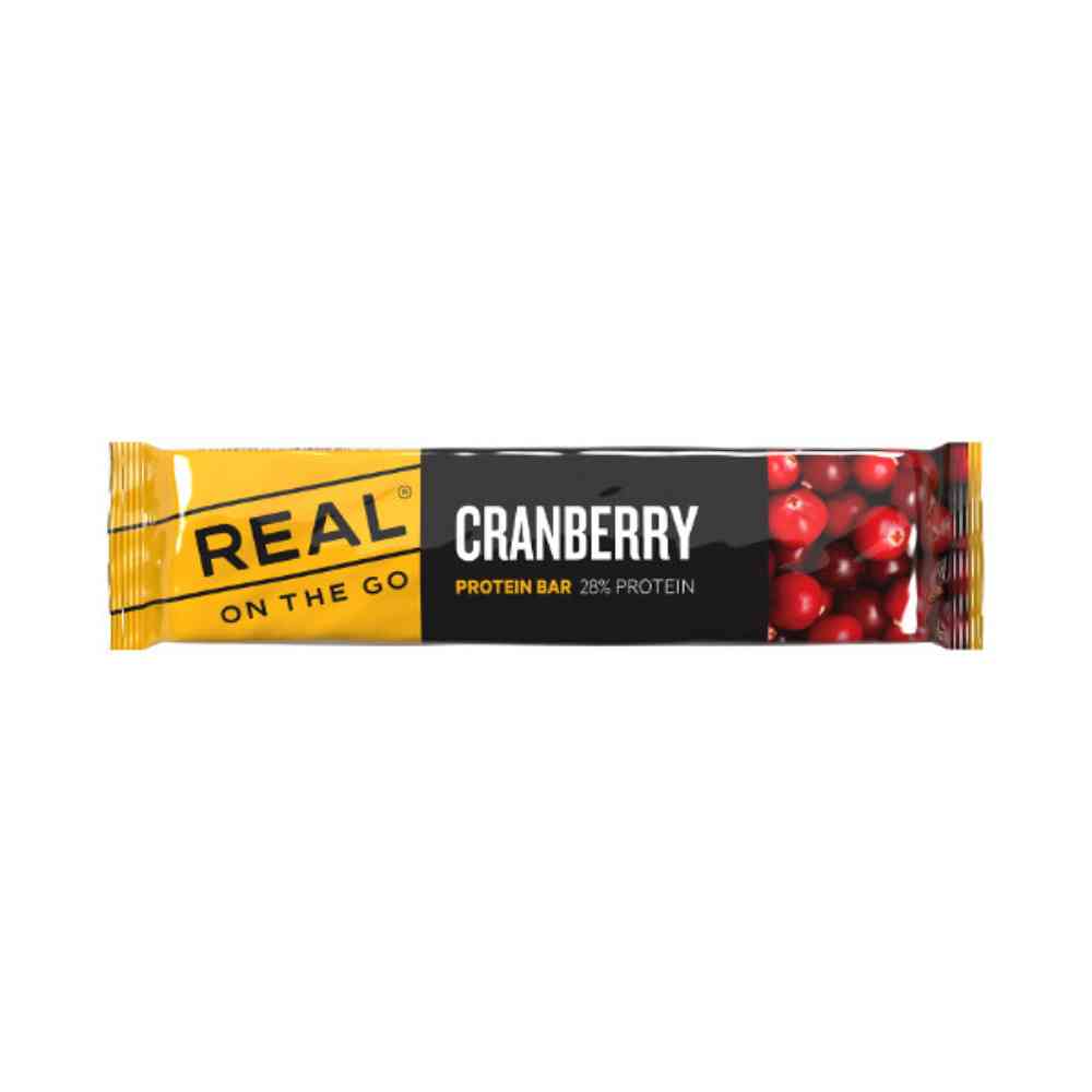 Real Turmat Retkiruoat Cranberry Protein Bar Treeline Outdoors