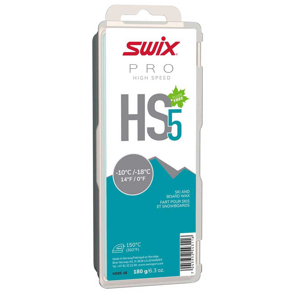 Swix Suksivoiteet HS5 Turquoise, -10°C/-18°C, 180g Treeline Outdoors