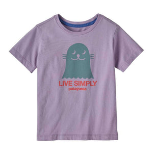 Patagonia T-paidat Baby Regenerative Organic Certified Cotton Live Simply T-Shirt Treeline Outdoors
