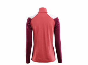 Aclima Pitkähihaiset paidat LW Reinforced Mock Neck W Treeline Outdoors