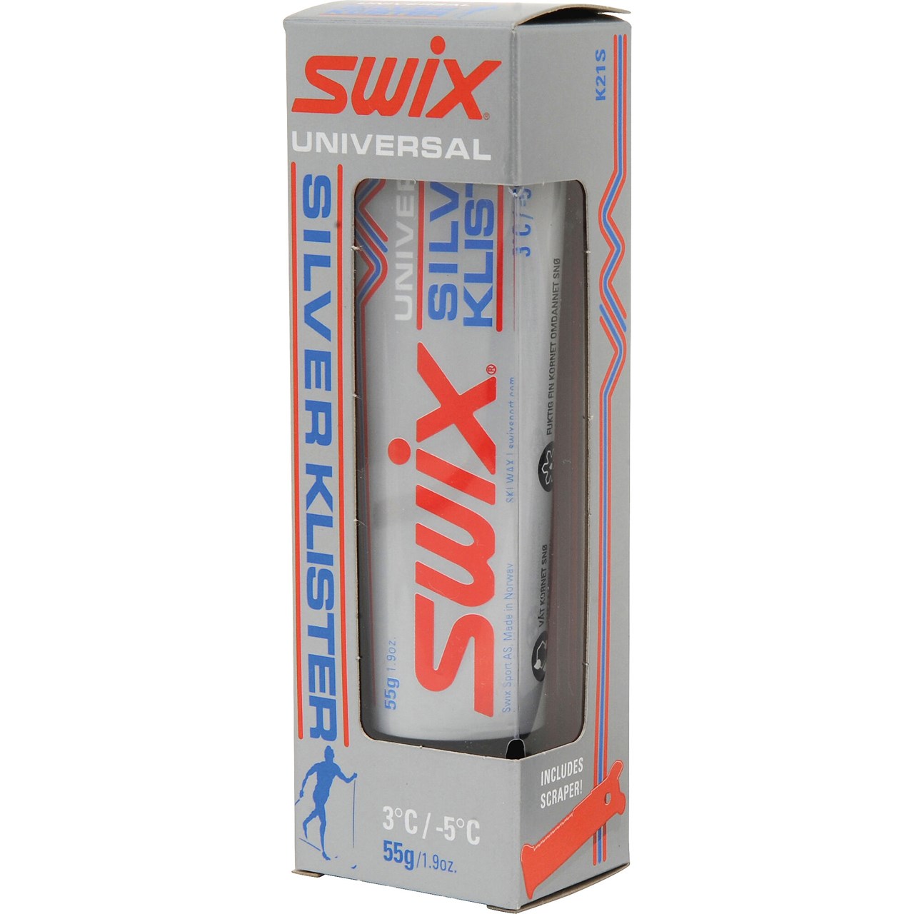 Swix Suksivoiteet K21S Uni Silver Klister 3C to -5C Treeline Outdoors