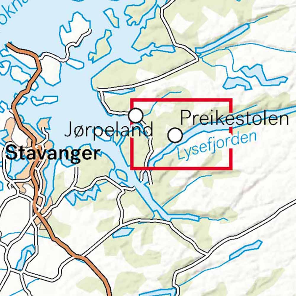 Calazo Kartat Preikestolen Treeline Outdoors
