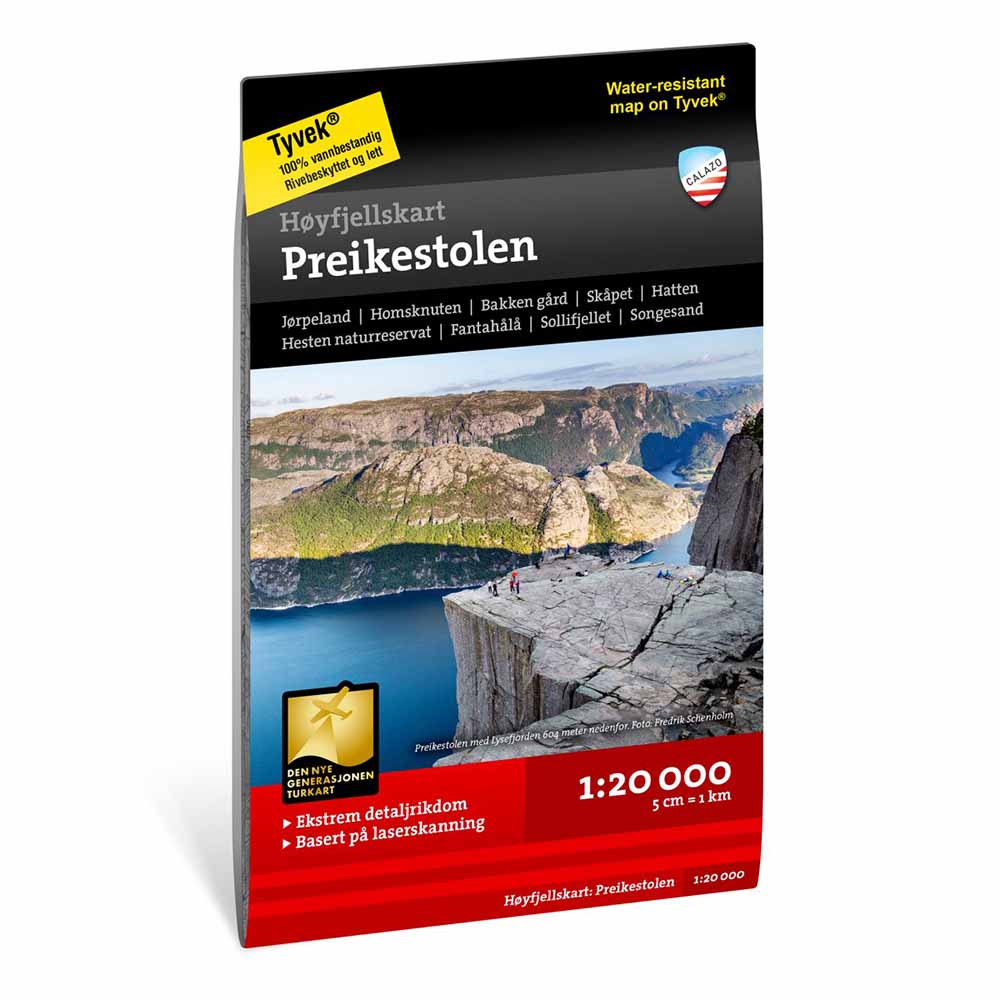 Calazo Kartat Preikestolen Treeline Outdoors