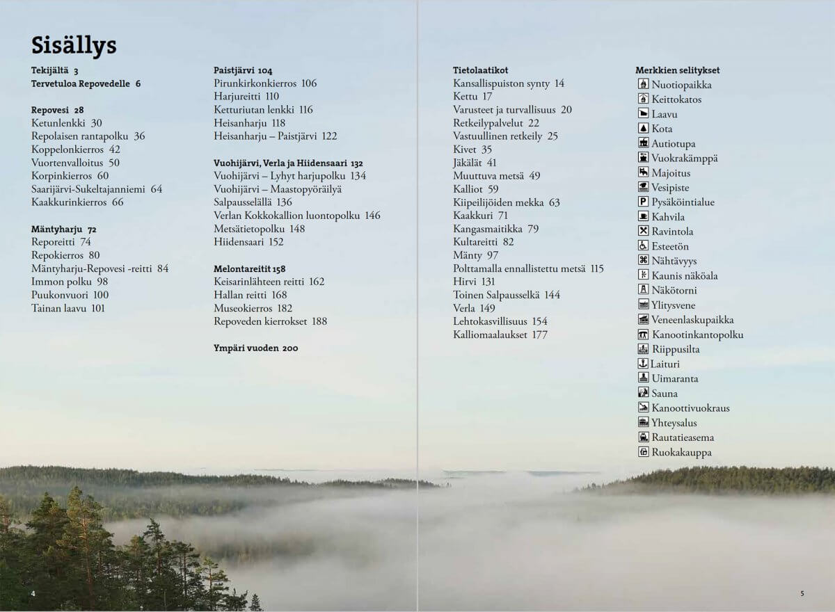 Calazo Kartat Repoveden retkeilyopas Treeline Outdoors