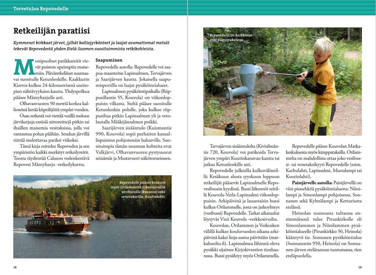 Calazo Kartat Repoveden retkeilyopas Treeline Outdoors