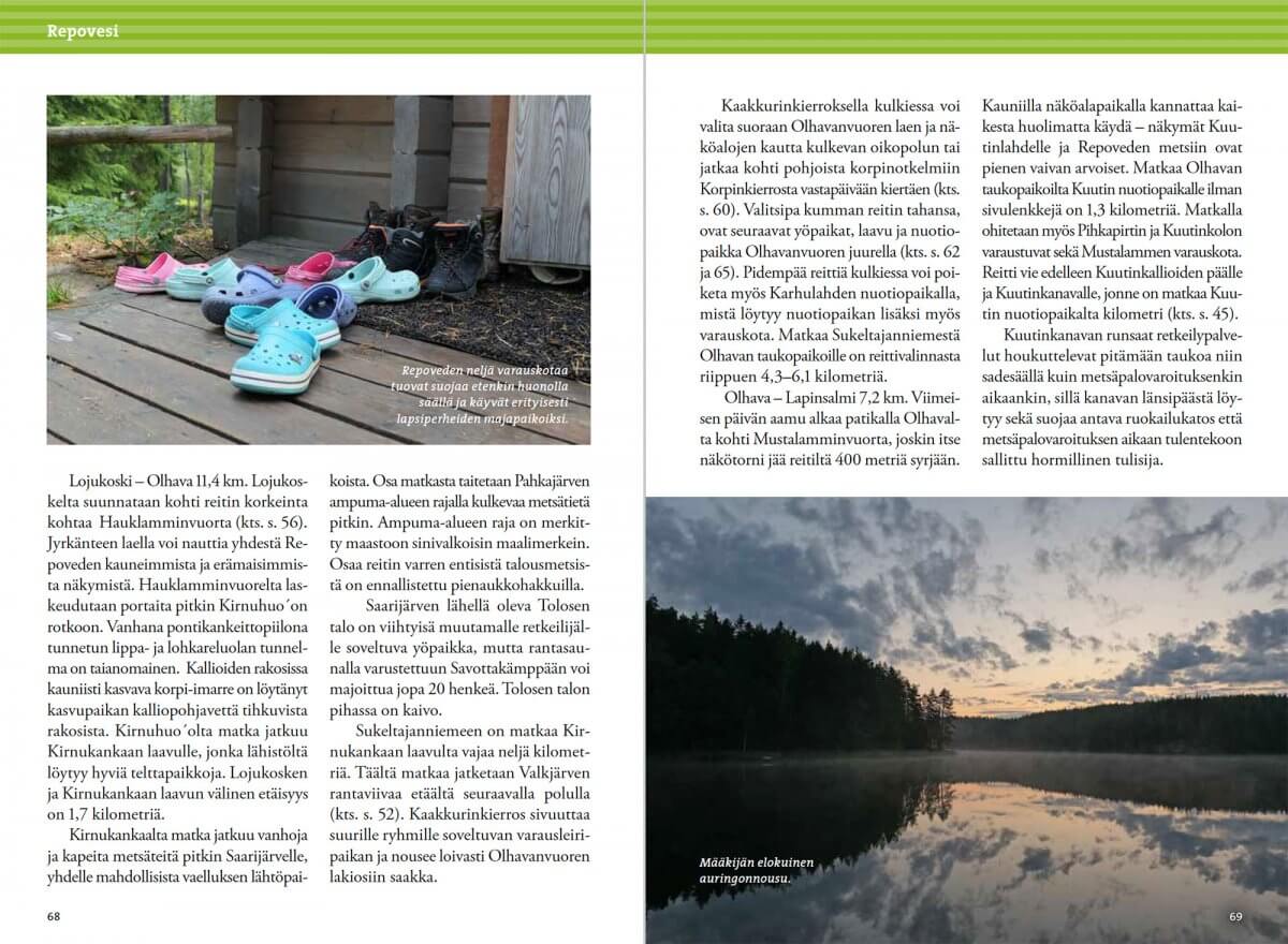 Calazo Kartat Repoveden retkeilyopas Treeline Outdoors