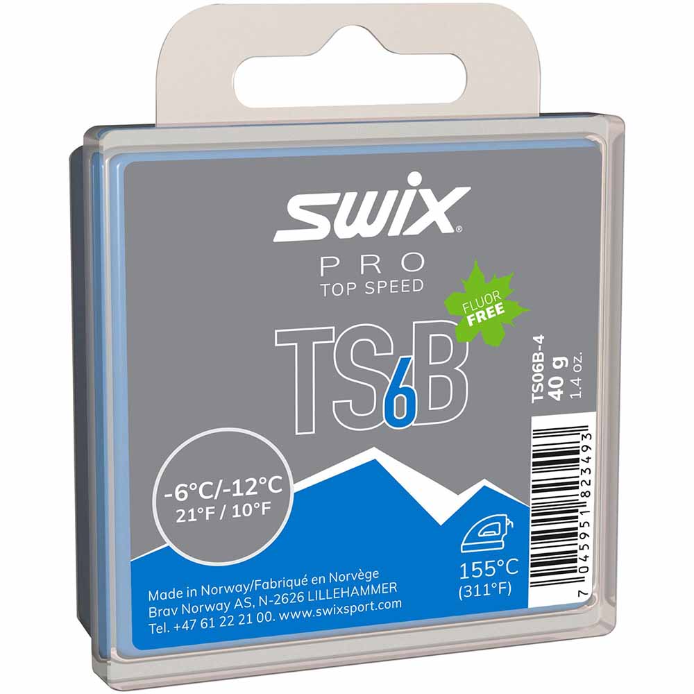 Swix Suksivoiteet TS6 Black, -6°C/-12°C, 40g Treeline Outdoors