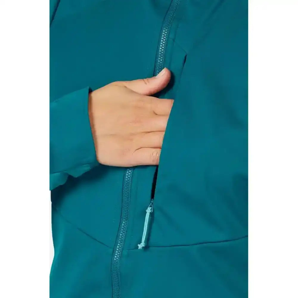 Rab Softshell-takit Stormveil Windstopper Jacket Women's Treeline Outdoors