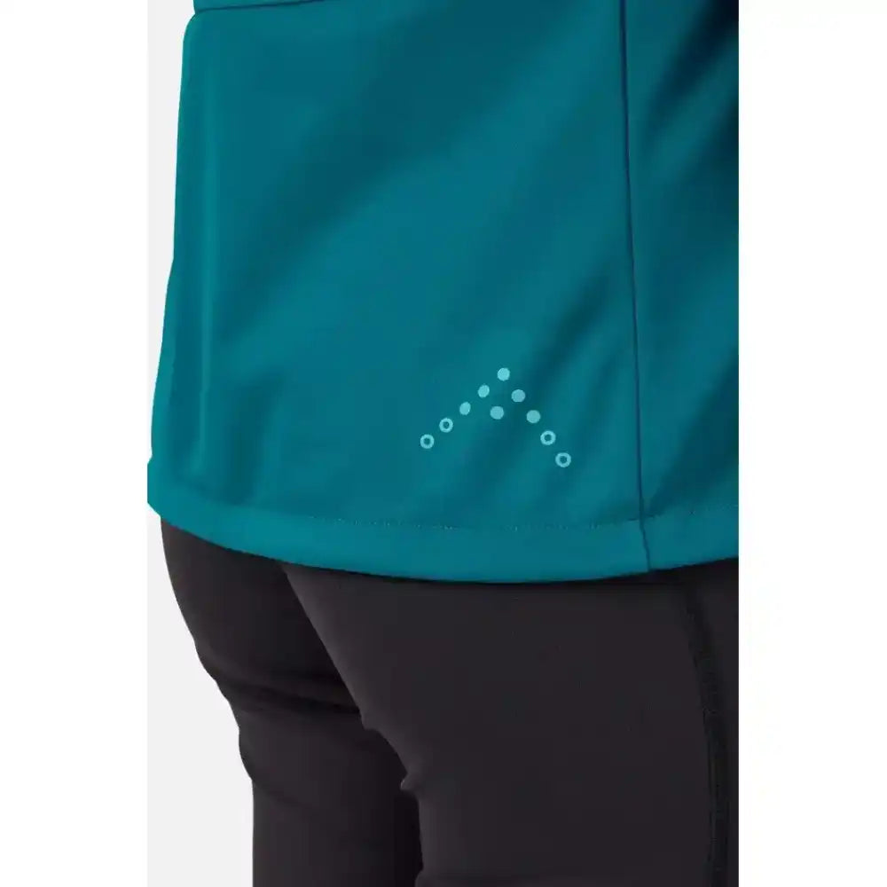 Rab Softshell-takit Stormveil Windstopper Jacket Women's Treeline Outdoors